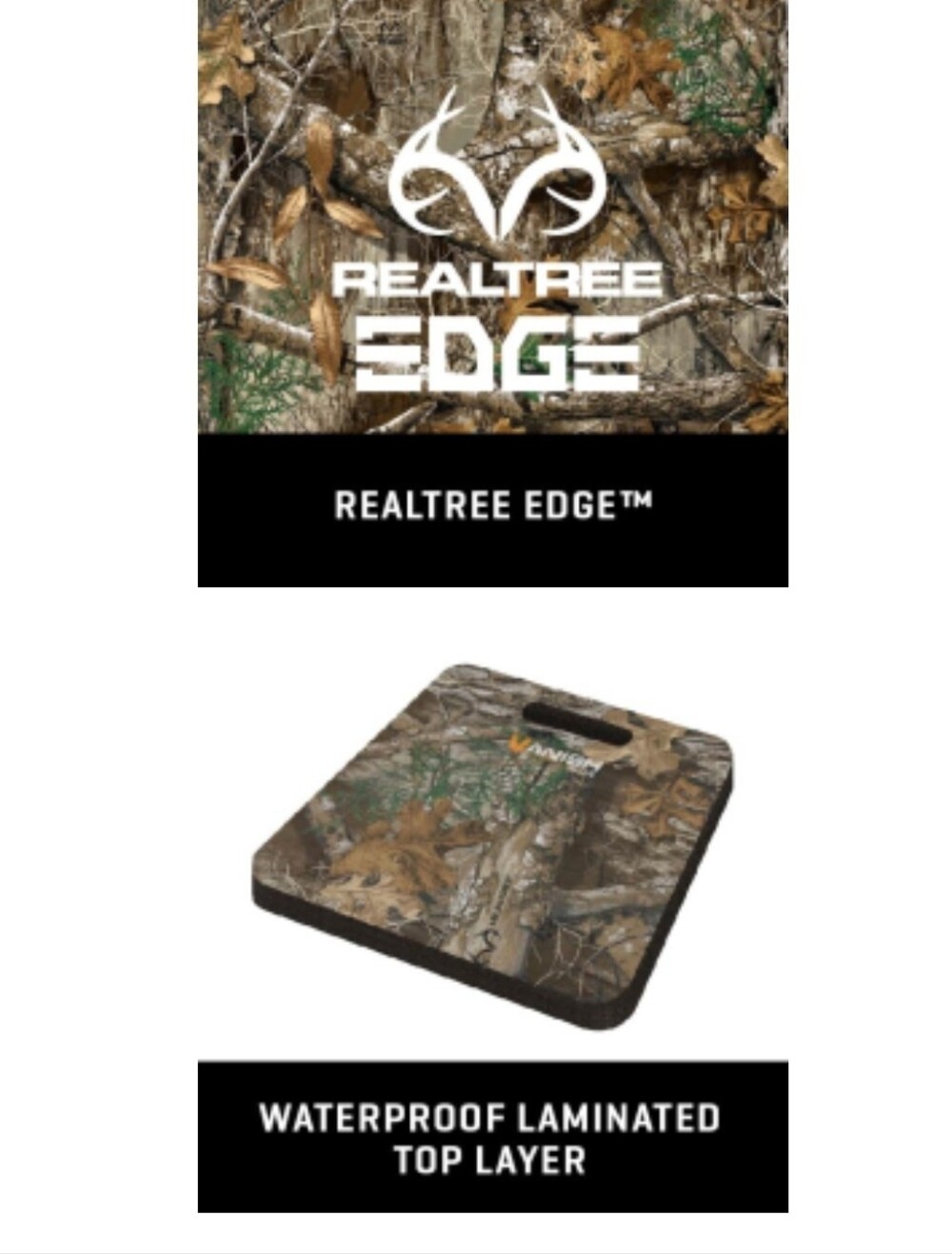 NWT Realtree Edge Allen Co. Vanish Hunting Foam Seat Cushion 13x14x1" Mossy Oak